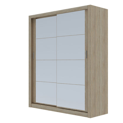 Ντουλάπα Reflex Σονόμα με Καθρέφτη 180x60x215