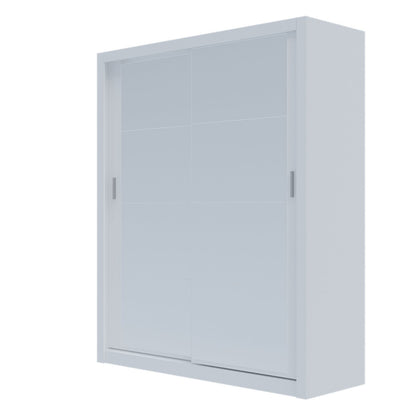 Ντουλάπα Reflex Λευκή με Καθρέφτη 180x60x215