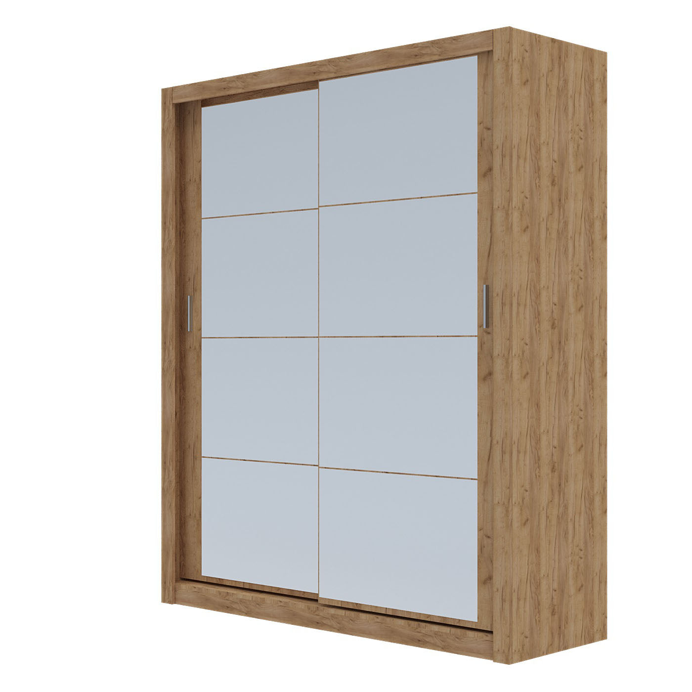 Ντουλάπα Reflex Χρυσό Δρυς με Καθρέφτη 180x60x215