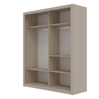 Ντουλάπα Reflex Cashmere με Καθρέφτη 180x60x215