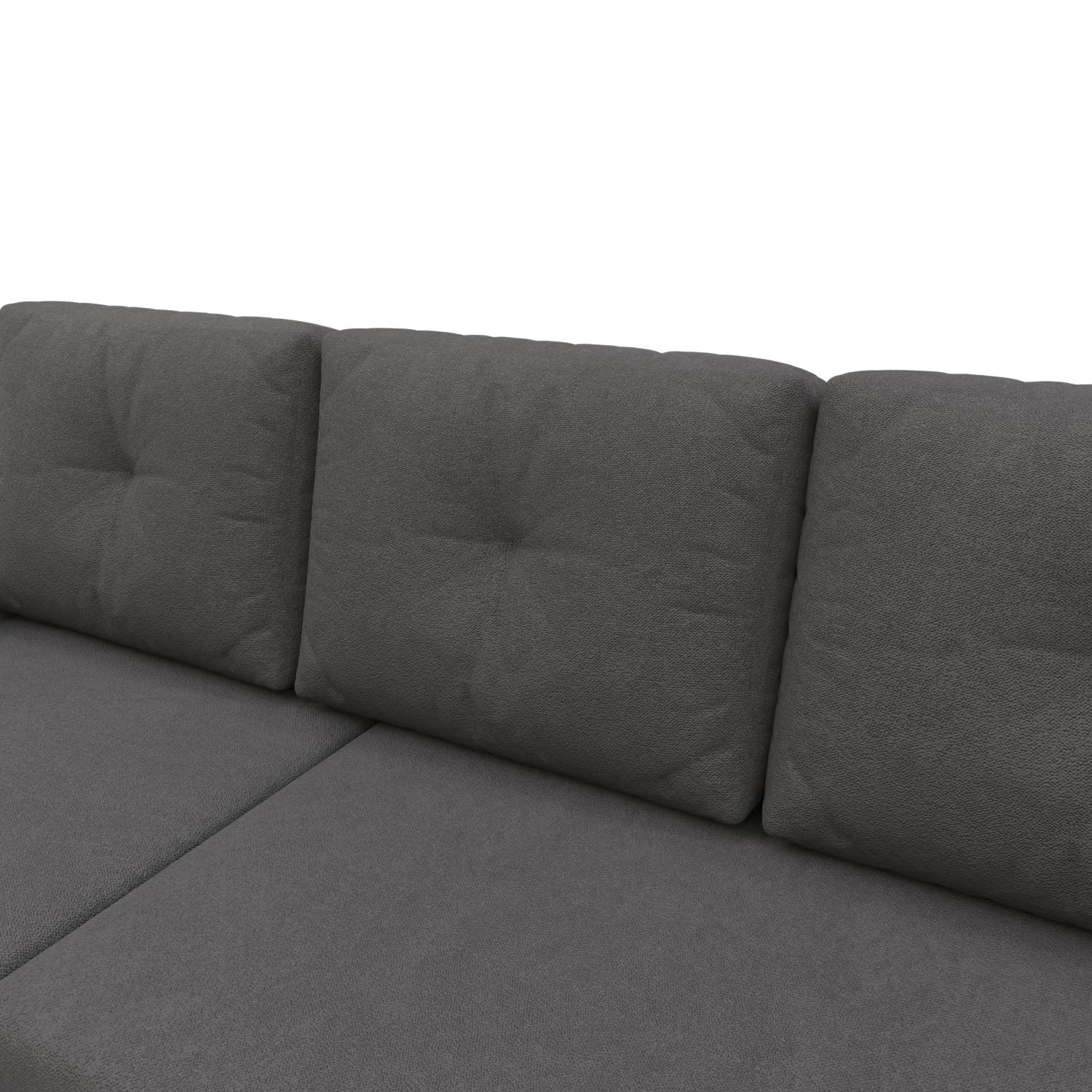 Γωνιακός Καναπές Κρεβάτι Triumph με Αναστρέψιμη Γωνία Γκρι 241x147x94