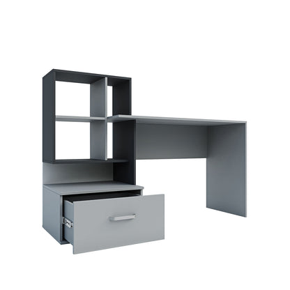Γραφείο Viola Γκρι-Ανθρακί 149x48x105