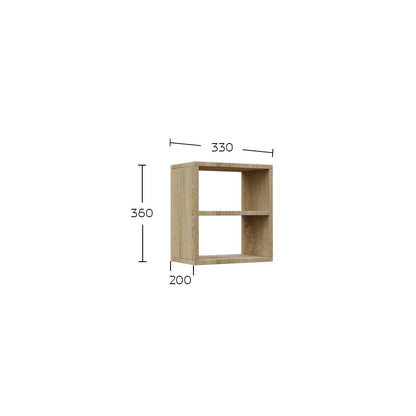 Κρεμαστό Ράφι Shelf Σονόμα 33x20x36