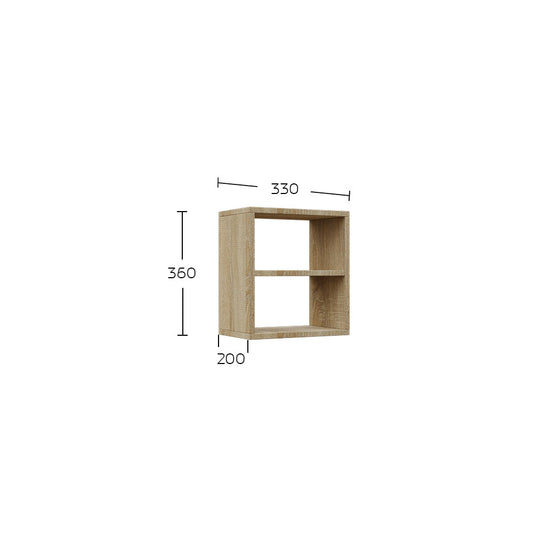 Κρεμαστό Ράφι Shelf Σονόμα 33x20x36