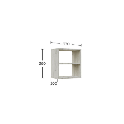 Κρεμαστό Ράφι Shelf Λευκό 33x20x36