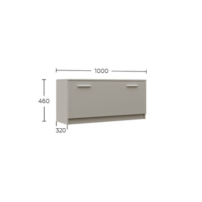 Παπουτσοθήκη Reno Cashmere 100x32x46