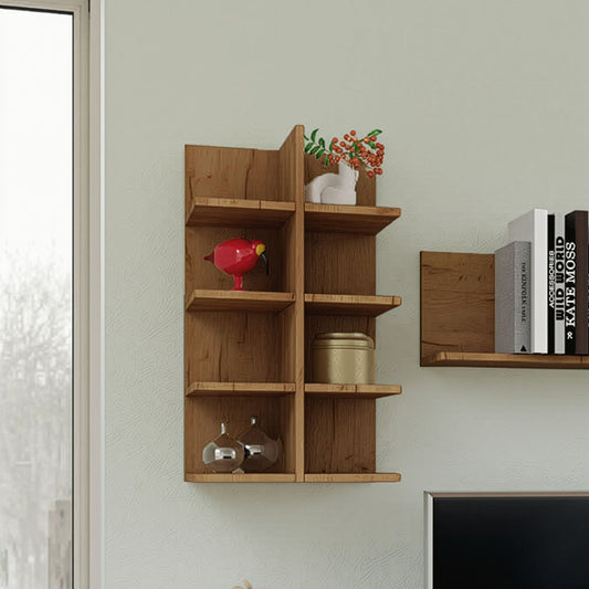 Κρεμαστό Ράφι Callisto Σκούρο Δρυς 40x27.7x70