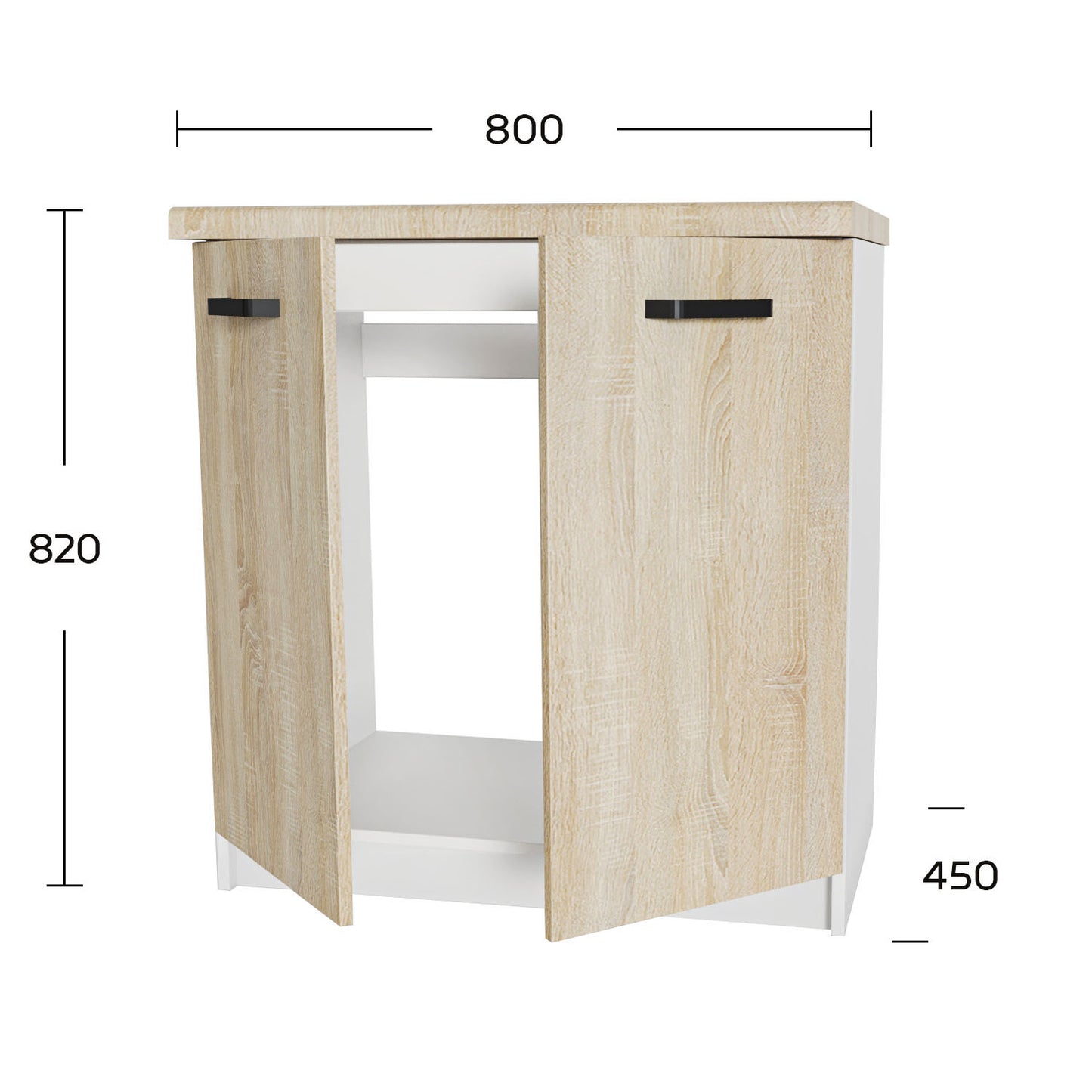 Ντουλάπι Νεροχύτη Anita Σονόμα 80x60x82