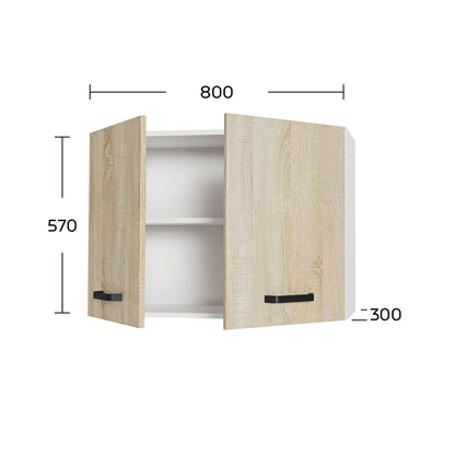 Πάνω Ντουλάπι Anita Σονόμα 80x30x57