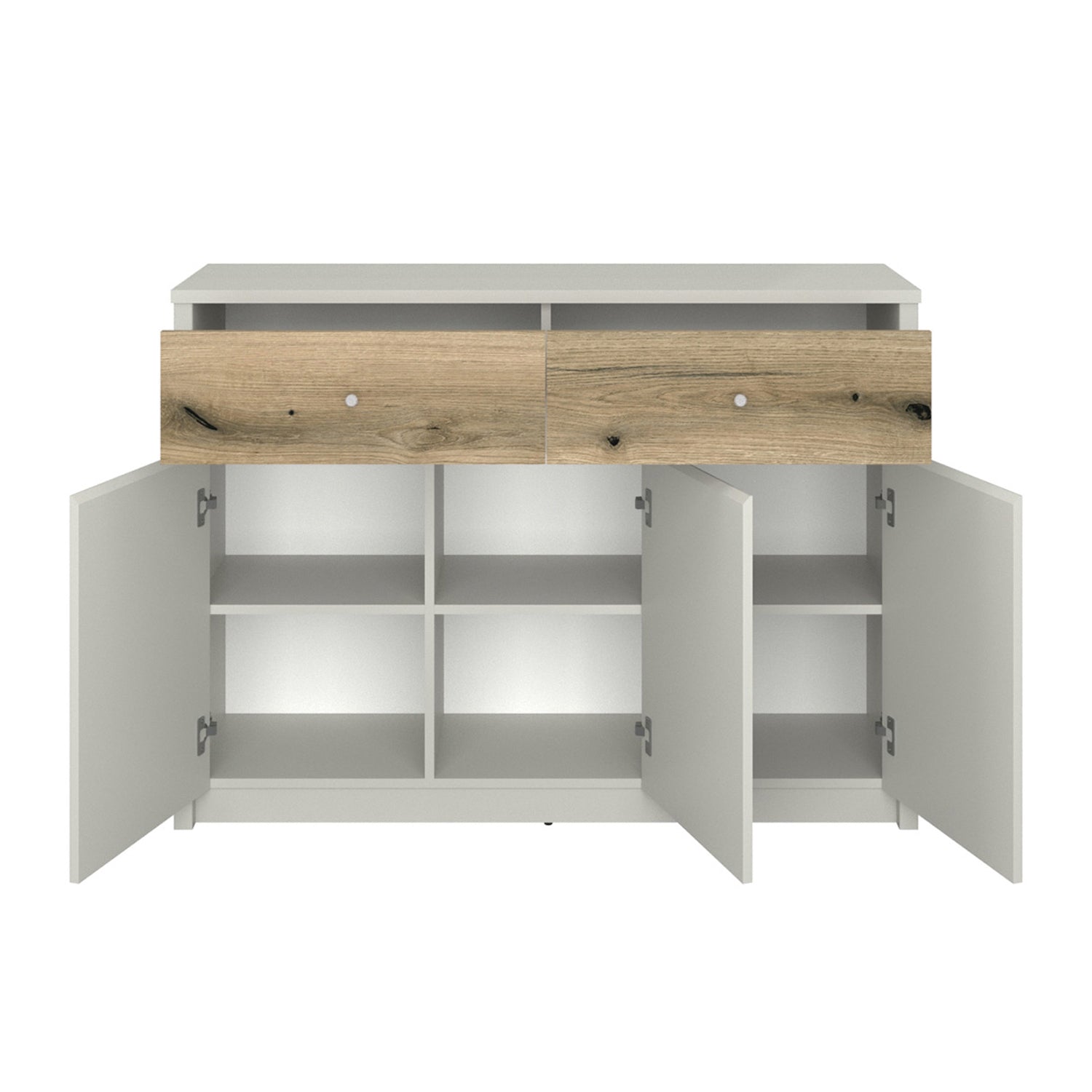 Μπουφές Karin Cashmere-Evoke Oak 126x36.5x91