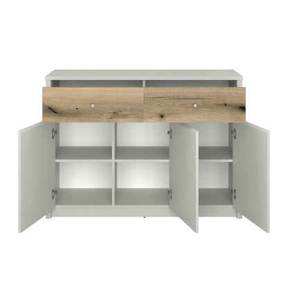 Μπουφές Karin Cashmere-Evoke Oak 126x36.5x91