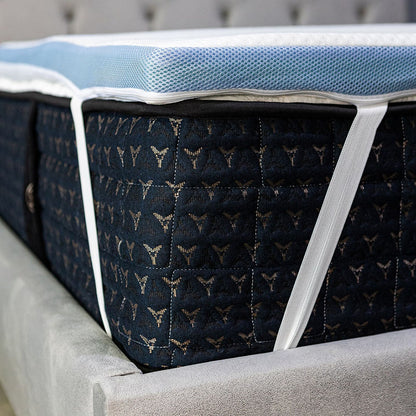 Cool Gel Mattress Topper 4cm with Deodorizing Cover 150x200x4