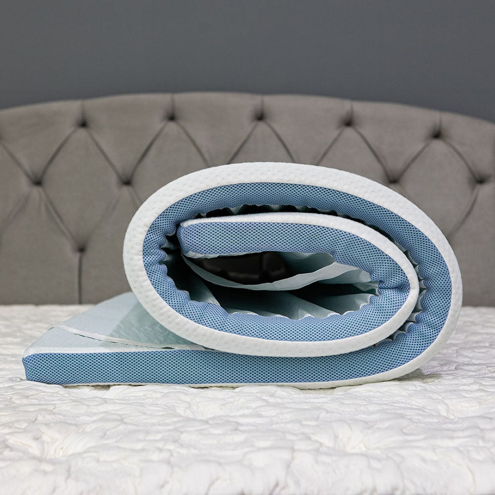 Cool Gel Mattress Topper 4cm with Deodorizing Cover 150x200x4