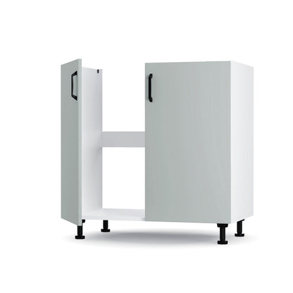 Modest Κάτω Ντουλάπι Νεροχύτη Γκρι 80x48x82