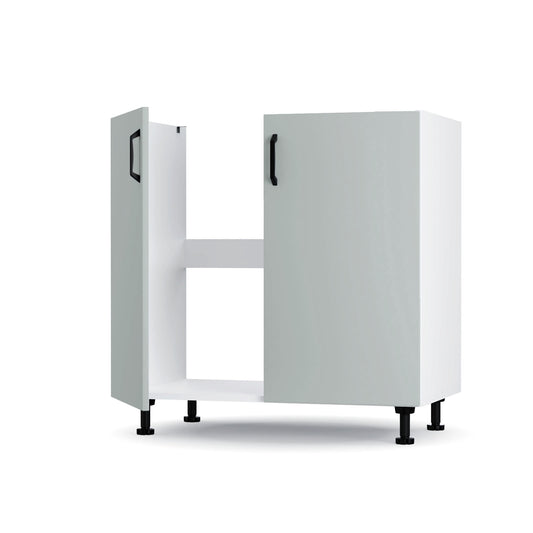 Modest Κάτω Ντουλάπι Νεροχύτη Γκρι 80x48x82