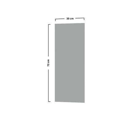 Modest Άνω Πλαϊνό Κουζίνας Γκρι 30x1.6x72