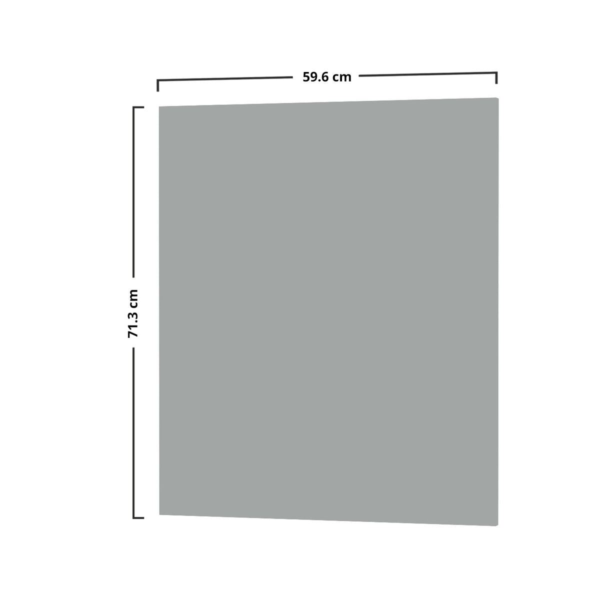 Πρόσοψη Πλυντηρίου Modest Γκρι 60x1.6x71.3