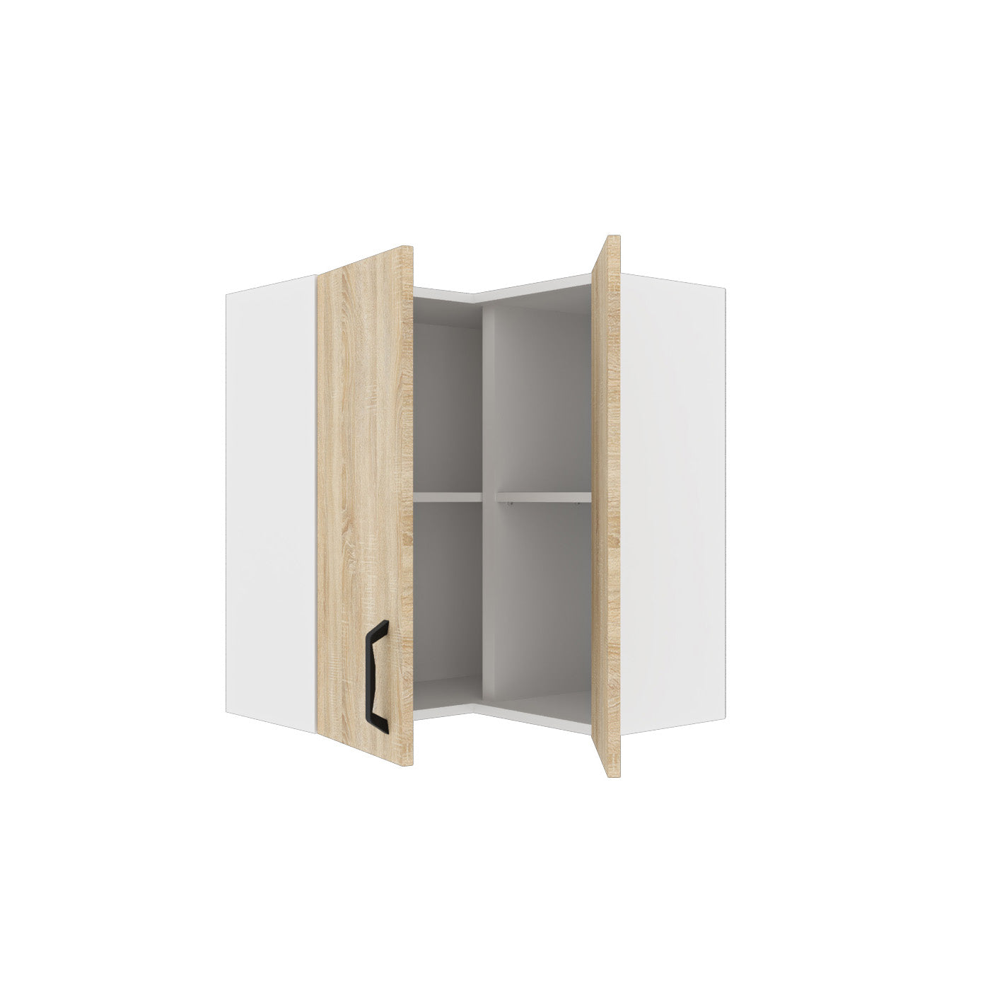 Modest Πάνω Ντουλάπι Γωνιακό Σονόμα 60x32x72