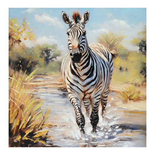 Πίνακας σε Καμβά Zebrero 100x3x100
