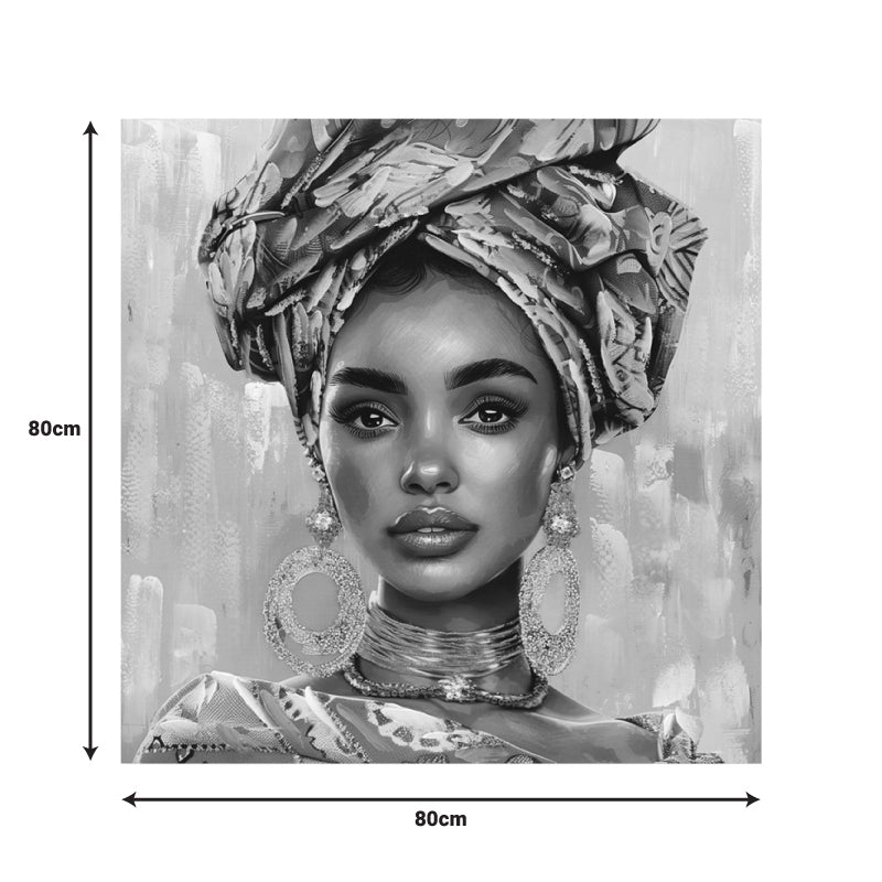 Πίνακας σε Καμβά Turban 80x3x80