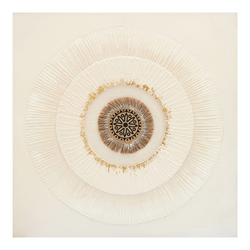 Πίνακας σε Καμβά Circled I 80x3x80