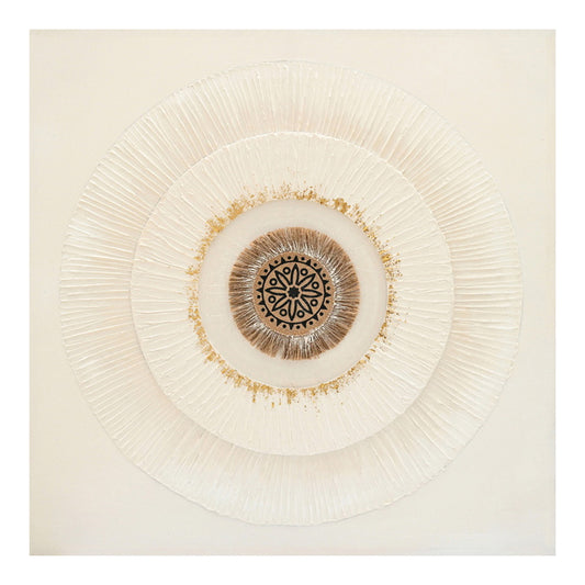 Πίνακας σε Καμβά Circled I 80x3x80