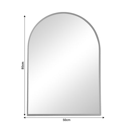 Καθρέπτης Mirrory Μαύρο Αλουμίνιο 50x2.5x80