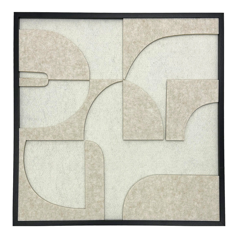 Πίνακας με Πλαίσιο Jeire Λευκό 62x2.5x62