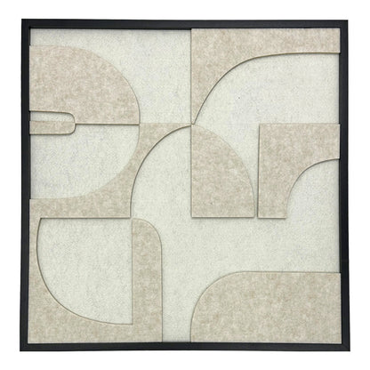 Πίνακας με Πλαίσιο Jeire Λευκό 62x2.5x62