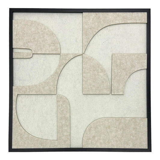 Πίνακας με Πλαίσιο Jeire Λευκό 62x2.5x62