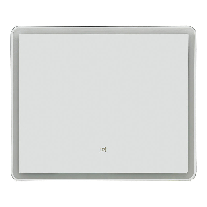 Καθρέπτης LED Quadrou PP-Αλουμίνιο 60x3x50