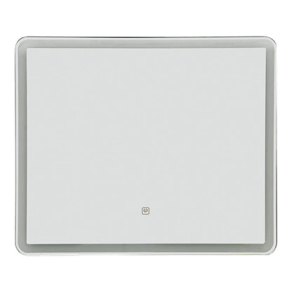 Καθρέπτης LED Quadrou PP-Αλουμίνιο 60x3x50