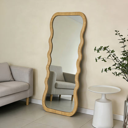 Καθρέπτης Zerbon MDF σε Φυσική Απόχρωση 60x1.5x155