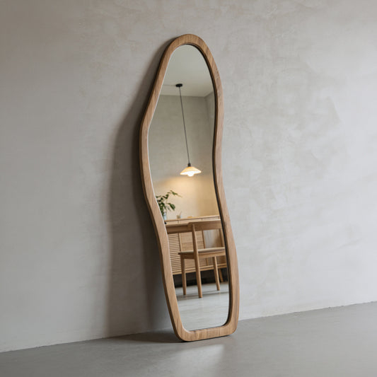 Καθρέπτης Quene MDF σε Φυσική Απόχρωση 50x1.5x150