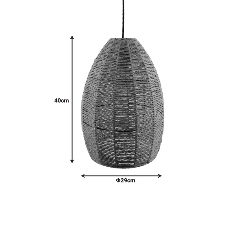 Φωτιστικό Οροφής Ropal Ε27 Rope σε Φυσική Απόχρωση Φ29x40