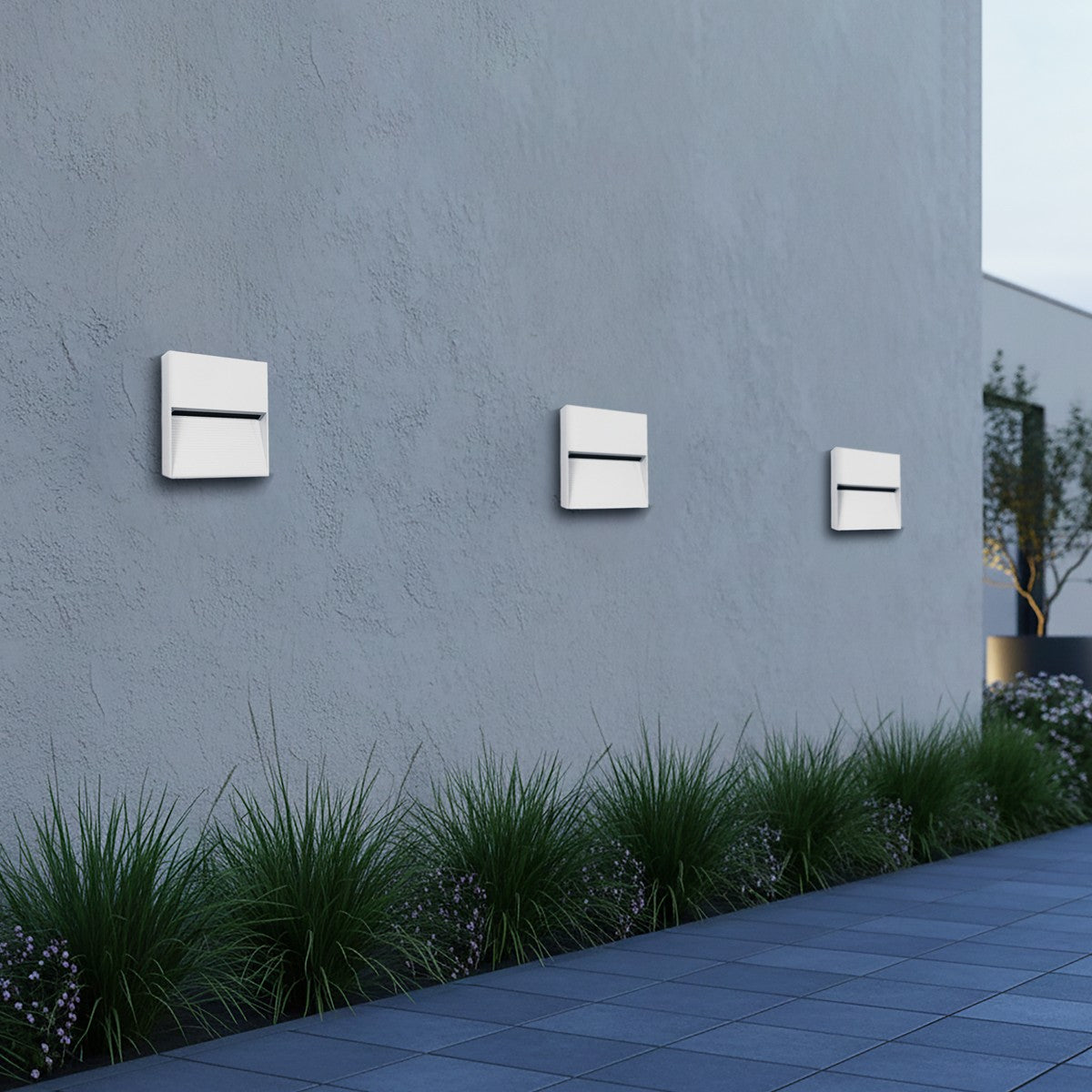 STEPART KLV-101-0106 Φωτιστικό Σκαλοπατιού / Διαδρόμου LED 4W 500lm 45° AC 220-240V Αδιάβροχο IP65 Θερμό Λευκό 2700K - Lumileds SMD Chip & TÜV SÜD Driver - Λευκό Ματ - Μ15 x Π3.5 x Υ15