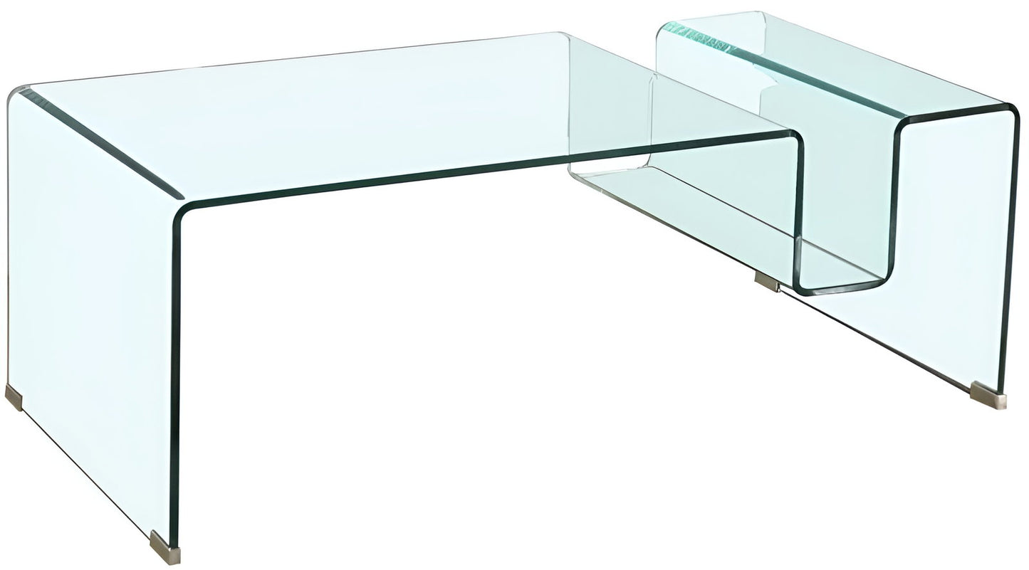Τραπεζάκι Σαλονιού Crystal Flux 120x60x43