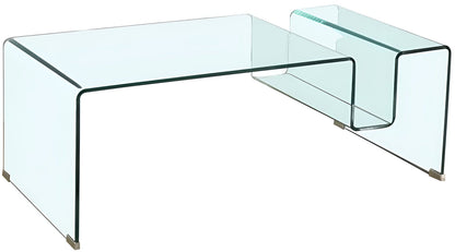 Τραπεζάκι Σαλονιού Crystal Flux 120x60x43