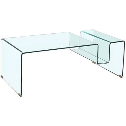Τραπεζάκι Σαλονιού Crystal Flux 120x60x43
