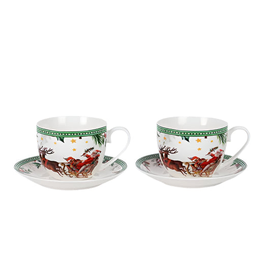 ΚΟΥΠΑ ΜΕ ΠΙΑΤΑΚΙ ΜΕ ΧΡΙΣΤΟΥΓΕΝΝΙΑΤΙΚΗ ΠΑΡΑΣΤΑΣΗ ΣΕΤ 2 ΤΜΧ