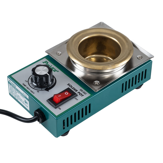 79992 Proskit SS-552 Solder Pot - Δοχείο Συγκόλλησης Ρεύματος 200W AC 220-240V με Ρύθμιση Θερμοκρασίας 100°C έως 550°C Μ15 x Π9.5 x Υ5.2cm