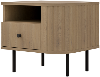 Κομοδίνο Ovelia Δεξιά Φυσικό 48x41.5x45