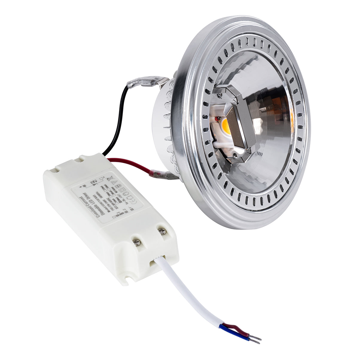 DARKO 60383 Σποτ LED Indirect Anti-Glare AR111 14W 1582lm 40° AC 220-240V IP20 Φ11.1 x Υ6.6cm Θερμό Λευκό 2700K Dimmable - Bridgelux High Lumen COB Gen2 - TÜV Certified Driver