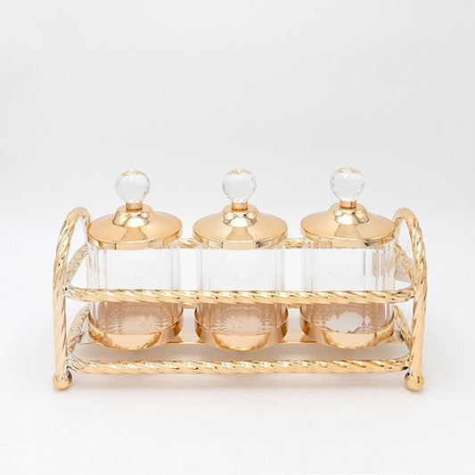 S/3 ΔΙΑΚΟΣΜΗΤΙΚΑ ΜΠΩΛ ΜΕΤΑΛΛΟ-ΓΥΑΛΙ ΧΡΥΣΟ 13x29εκ