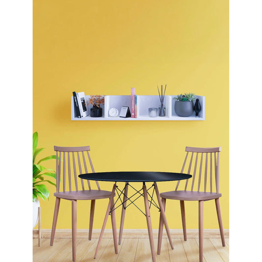 Fiorino Round Table Black 80x80x74