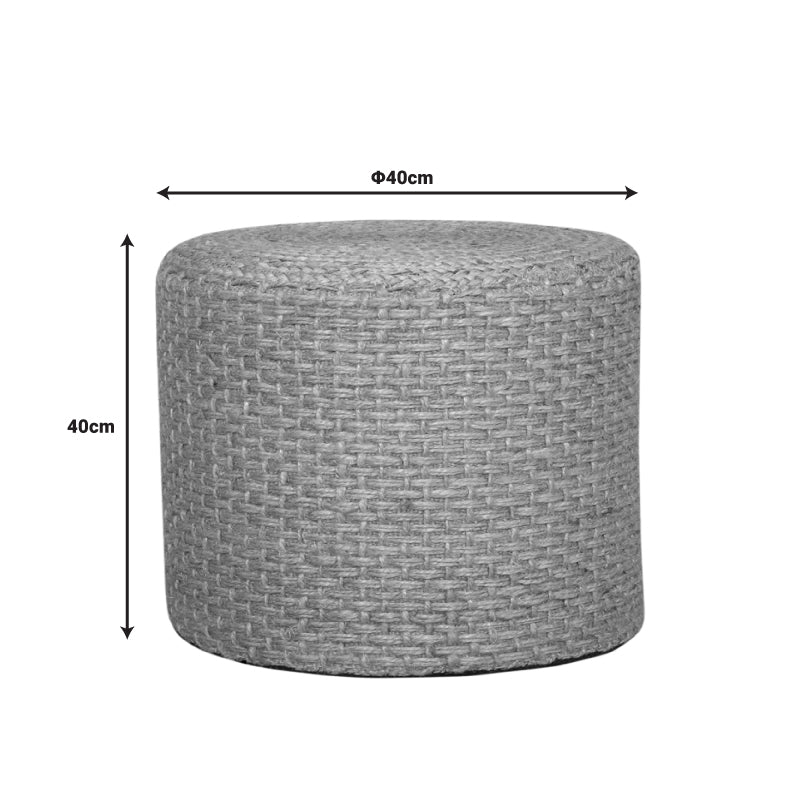 Σκαμπό Axar Γιούτα σε Φυσική Απόχρωση Φ40x40