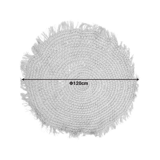 Χαλί Mibre Γιούτα σε Φυσική Απόχρωση Φ120x1