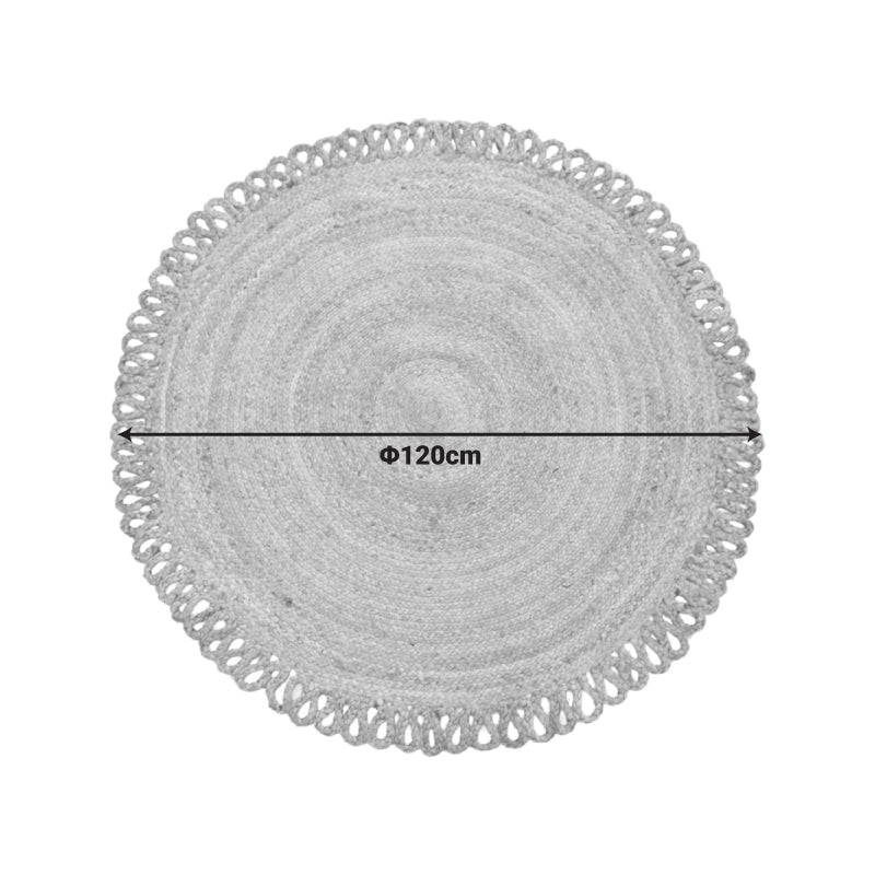 Χαλί Prejo Γιούτα σε Φυσική Απόχρωση Φ120x1