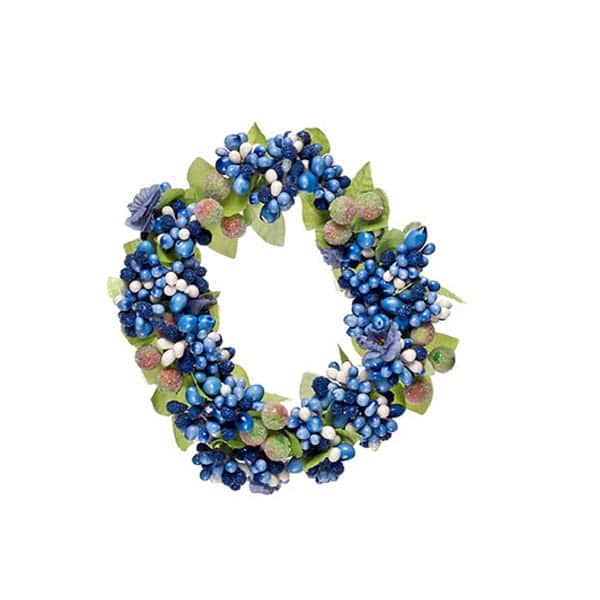 Στεφανάκι με Mπλε Πέρλες 10εκ