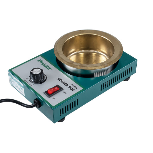 79993 Proskit SS-554 Solder Pot - Δοχείο Συγκόλλησης Ρεύματος 300W AC 220-240V με Ρύθμιση Θερμοκρασίας 100°C έως 450°C Μ21 x Π14 x Υ6cm